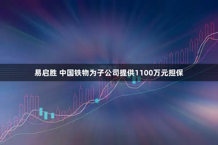 易启胜 中国铁物为子公司提供1100万元担保