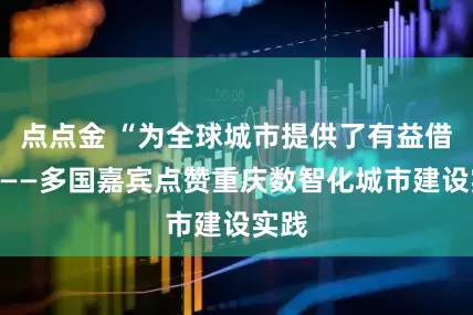 点点金 “为全球城市提供了有益借鉴”——多国嘉宾点赞重庆数智化城市建设实践